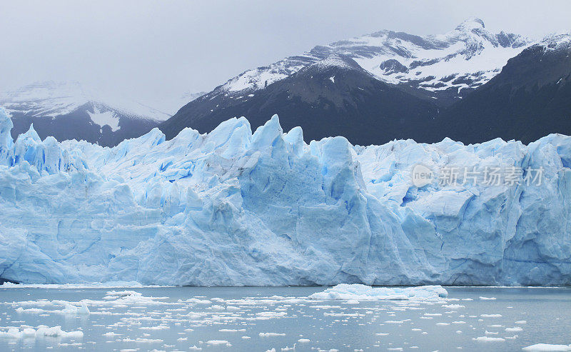 Patagonian landscape。莫雷诺冰川测量员。阿根廷
